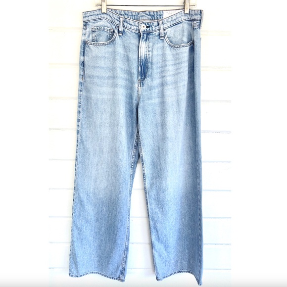RAG & BONE Lori Mid-Rise Wide Leg Jean in Light acid Wash - NWT! - 29 - Picture 2 of 12